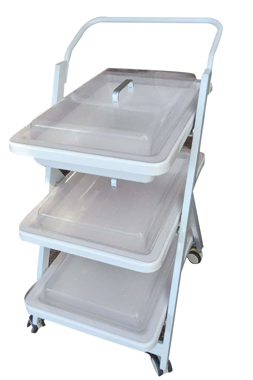 分層設(shè)計，拿取方便——內(nèi)鏡轉(zhuǎn)運車